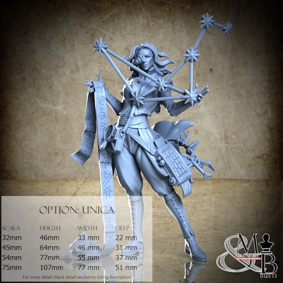 Chronicler of the Universe, Beneath the splintered city, by Great Grimoire, miniature to assemble and color, resin