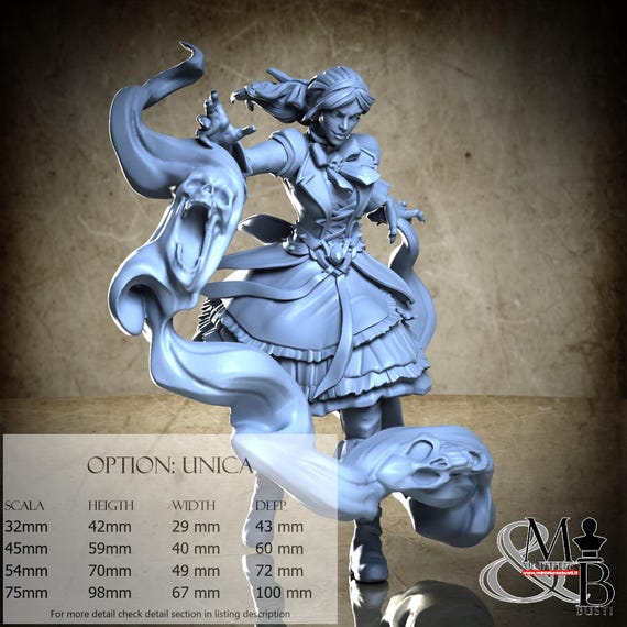 Necromancer Apprentice, Lodge of the Dark Arts, by Great Grimoire, miniature to assemble and paint, resin