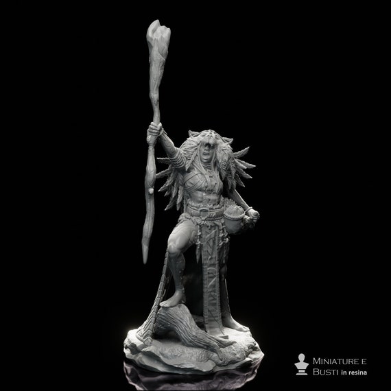 Frost Giant Goliath Saedrin, resin miniature to mount and color, role-playing games, DnD, RPG, RPG, Archvillain Games