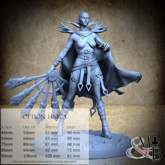 Narcissa Blisswind, Sodom and Gomorrah, by Clay Cyanide Miniatures, miniature to assemble and paint, resin