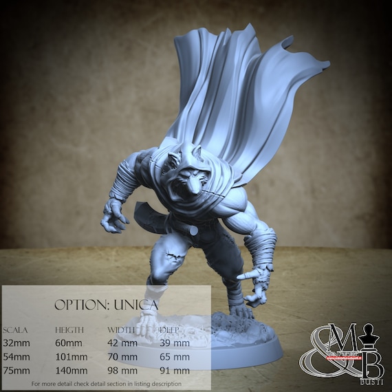 Hetfield, Silverfang Guild, by Clay Cyanide Miniatures, miniature to assemble and paint, resin