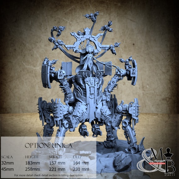 Matrise - Prophet of Ardere, Blind Faith - Ardene Syndicate, by Archvillain Games, miniature to assemble and paint, resin