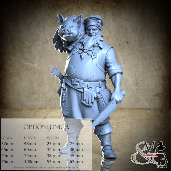 Samuel O_Fish35, Gathering Storm, Great Grimoire, miniature to assemble and color, in resin