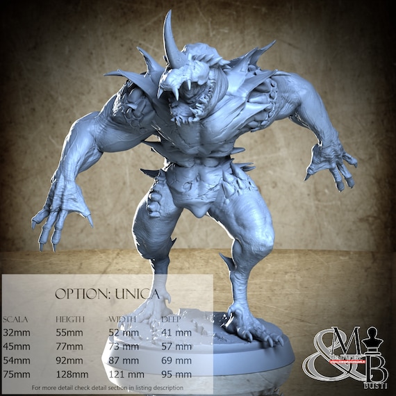 Nightmare, Sons of Nightmare, Clay Cyanide Miniature, miniature to assemble and color, in resin