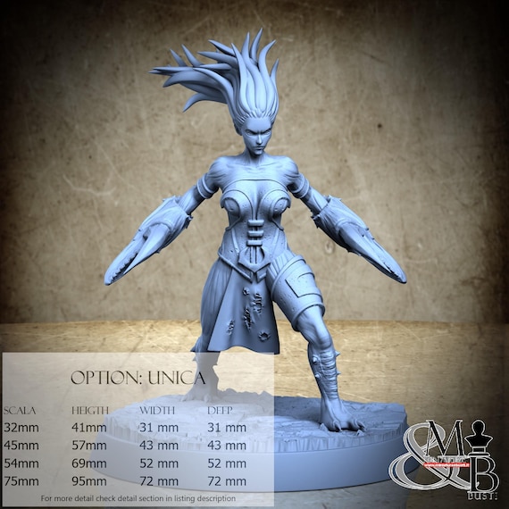 Cassyx, Sodomite Vexxers, by Clay Cyanide Miniatures, miniature to assemble and paint, resin