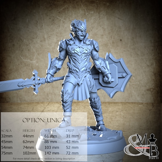 Finrodor, Visarian Nobles, by Clay Cyanide Miniatures, miniature to assemble and paint, resin