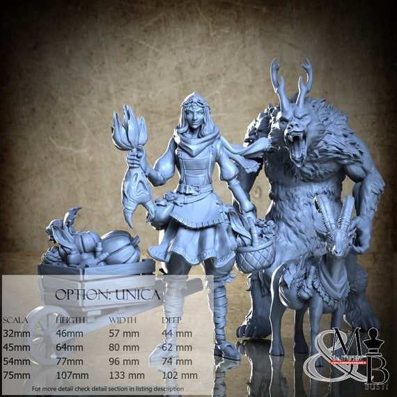 Three-eyed Orchardist, Merchants of the Mystic Market, by Great Grimoire, miniature to assemble and paint, resin