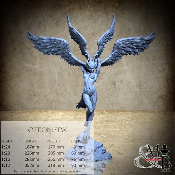 Serine, Marzo 2025 (2 Stili), di Kuton, miniatura da assemblare e colorare, resina