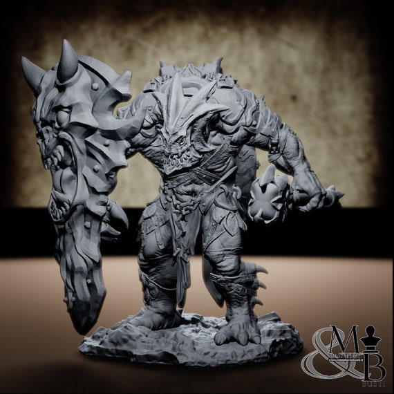 Outworld Vanguard (Pose 3), resin miniature to mount and color, role-playing, DnD, RPG, RDR, Archvillain Games