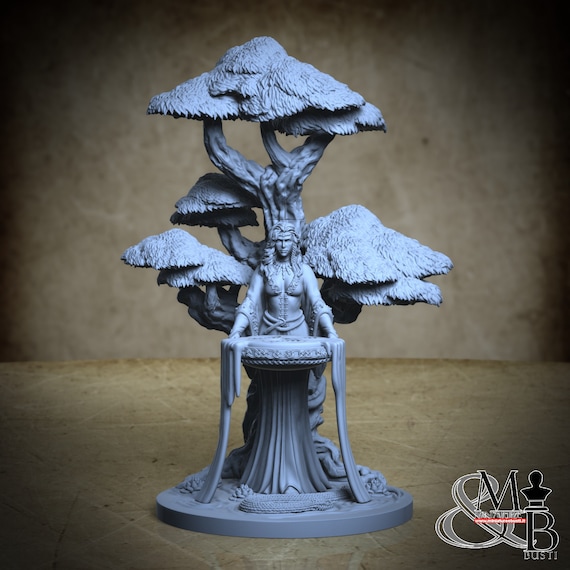 Danu, Celtic Mythology, by Clay Cyanide Miniature, miniature to assemble and paint, resin