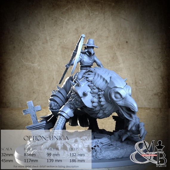 Tesla, Grim Flock, by Clay Cyanide Miniature, miniature to assemble and color, resin