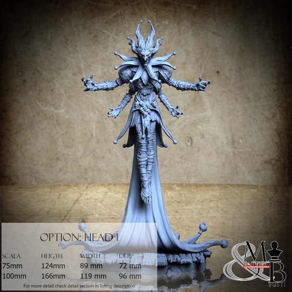 The grinning god, Circus Grotesque (4 Styles), by Archvillain Games, miniature to assemble and paint, resin