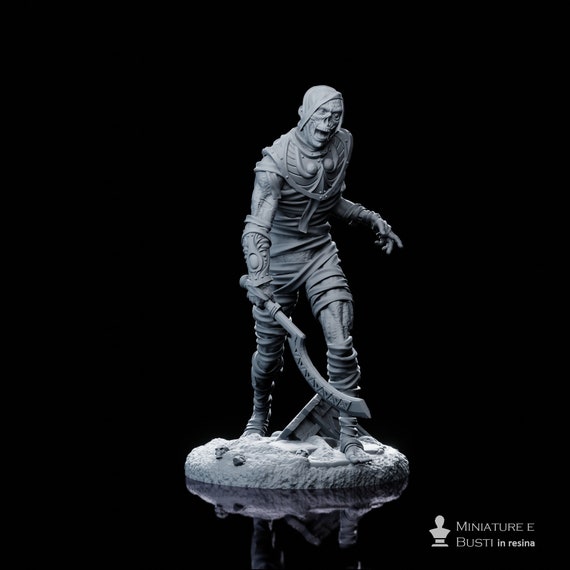 Giant Mummy, resin miniature to assemble and color, role playing games, DnD, RPG, GDR, Archvillain Games