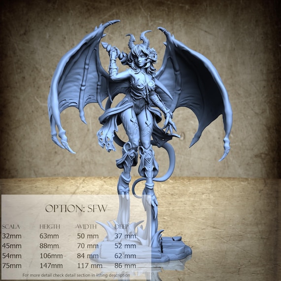 Lussoria - Omen of Desire, Coven of Temptation (2 Stili), di Ronin Art Workshop, miniatura da assemblare e colorare, resina