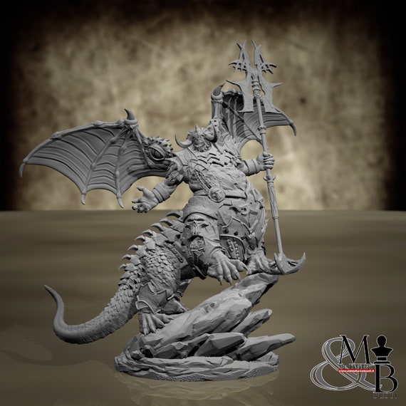 Kartaroth (Various Poses), resin miniature to mount and color, role-playing games, DnD, RPG, RPG, Archvillain Games