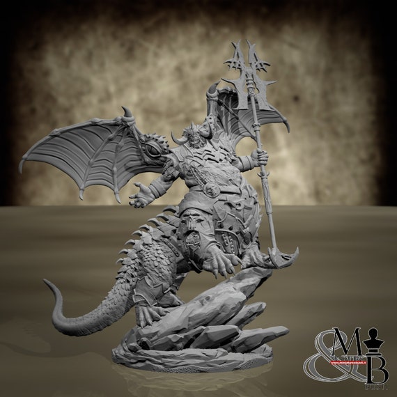 Kartaroth (Various Poses), resin miniature to assemble and color, role-playing games, DnD, RPG, GDR, Archvillain Games