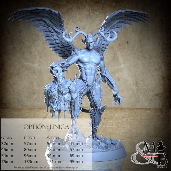 Madugas, Fallen Watchers, by Clay Cyanide Miniatures, miniature to assemble and paint, resin