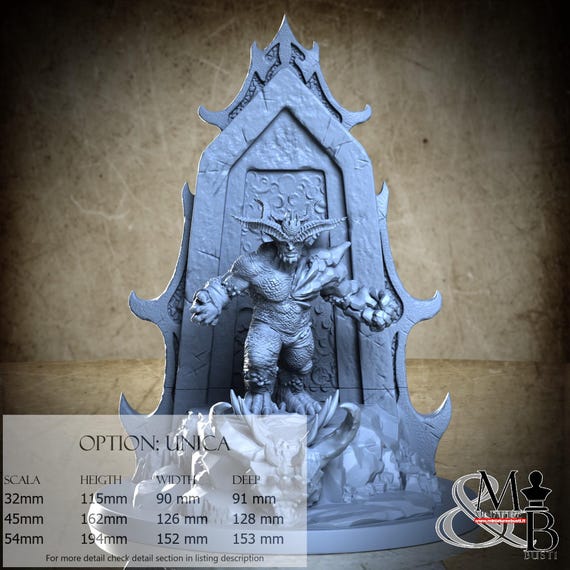 Phlegyas, Dante's Inferno, by Clay Cyanide Miniature, miniature to assemble and paint, resin