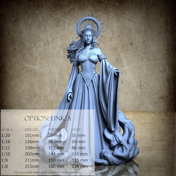 Nyx Goddess - 3D-Printed Resin Miniature | Collection 2025-01