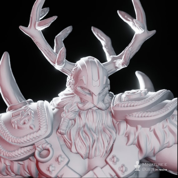 Vidar, resin miniature to assemble and color, role-playing games, DnD, RPG, GDR