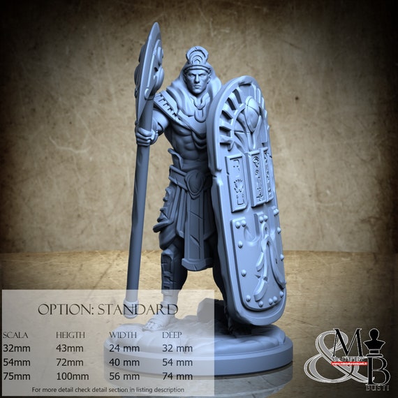 Egyptian Heavy Infantry (3), Ancient Egypt, by Clay Cyanide Miniatures, miniature to assemble and paint, resin