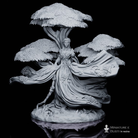 Artemis, resin miniature to assemble and color, role-playing games, DnD, RPG, GDR, Anime