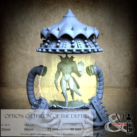 Orthilon of the Depths, Circus Grotesque, by Archvillain Games, miniature to assemble and paint, resin