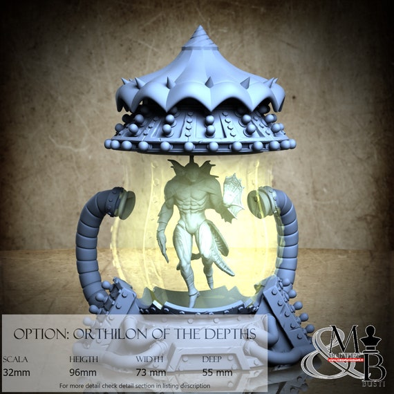 Orthilon of the Depths, Circus Grottesque, Archvillain Games, miniature to assemble and color, in resin