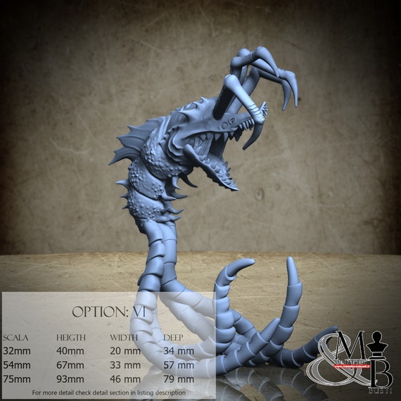 Spawn of the Abyss, resin miniature to assemble and paint