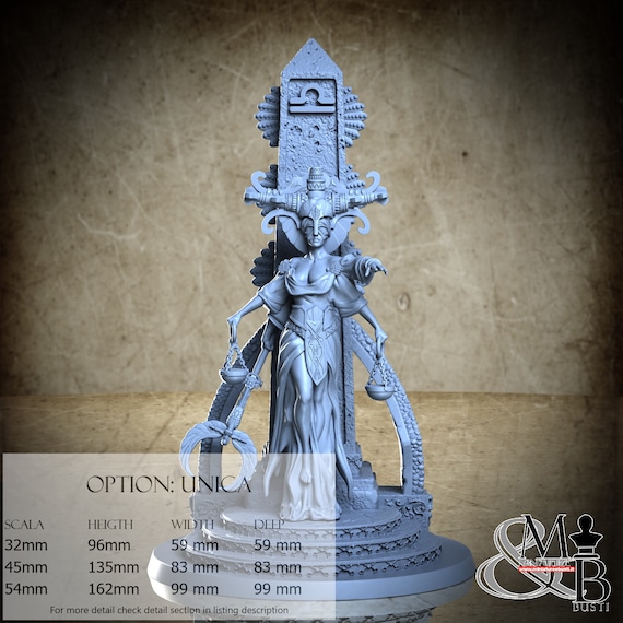 Libra, Zodiac, by Clay Cyanide Miniature, miniature to assemble and color, resin