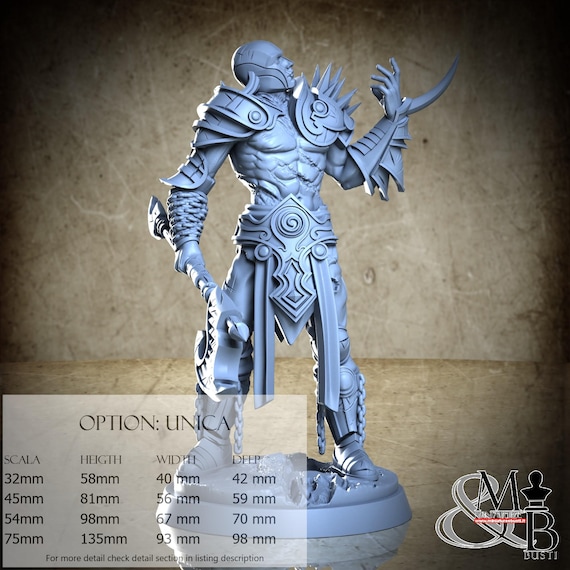 Qimnaruth, Cult of Metatron, by Clay Cyanide Miniatures, miniature to assemble and paint, resin