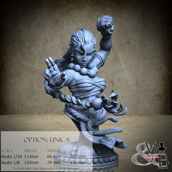 Karoku Bust, M18, by Ronin Art Workshop, miniature to assemble and paint, resin