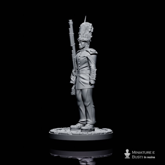 Scotland Yard Guard (1), resin miniature to assemble and color, role playing games, DnD, RPG, GDR