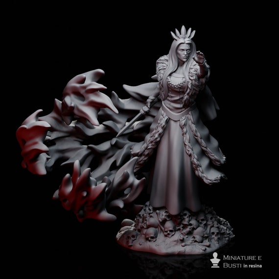 Hel, resin miniature to assemble and color, role-playing games, DnD, RPG, GDR