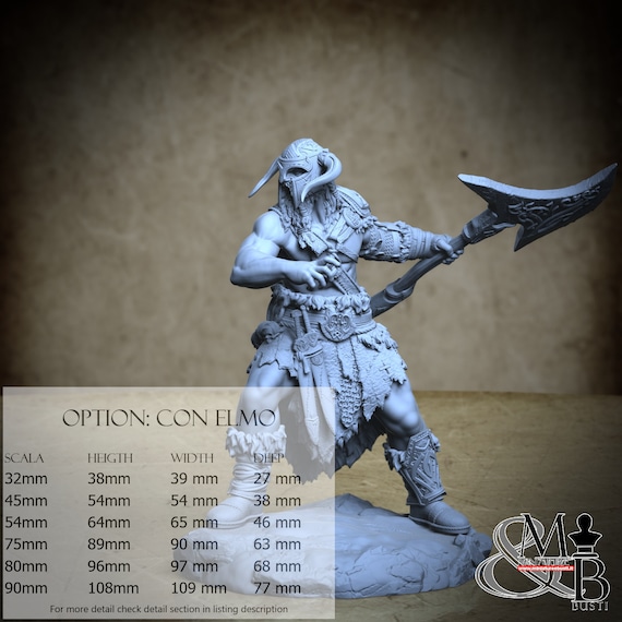 Frost Giant Berserker, Frostburn Horror (2 Stili), di Archvillain Games, miniatura da assemblare e colorare, resina