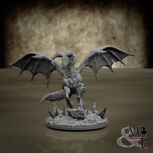 Longma, resin miniature to assemble and color, role-playing games, DnD, RPG, GDR