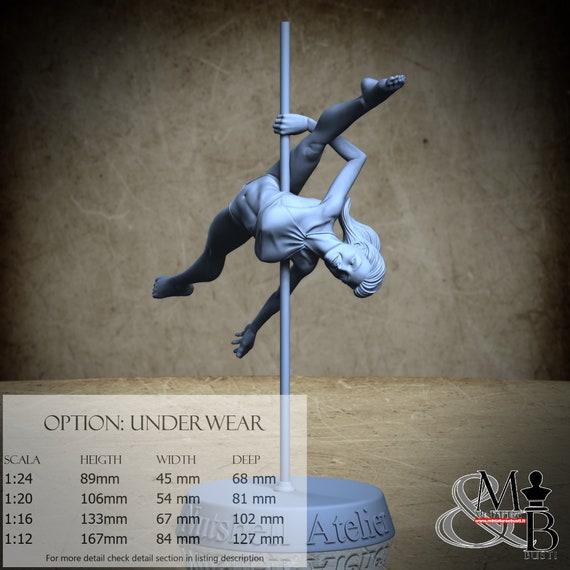 Open Allegra, October 2022 (2 Styles), by Nutshell Atelier, miniature to assemble and color, resin