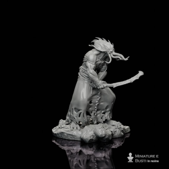 Deepspawn Pose 2 resin miniature to assemble and color, role playing games, DnD, RPG, GDR, Archvillain Games