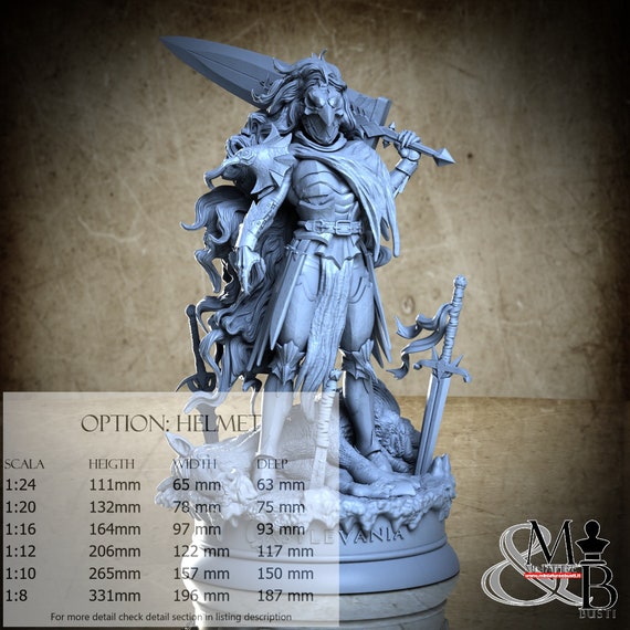 Striga, October 2023, Michel B. Rodriguez, miniature to assemble and color, in resin