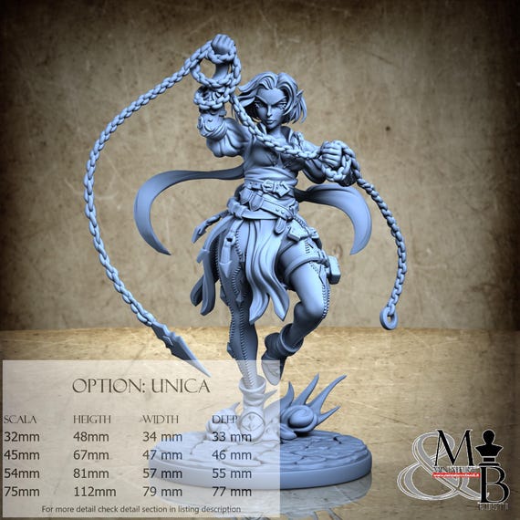 Shadewalker Yolanda, M36, by Ronin Art Workshop, miniature to assemble and paint, resin