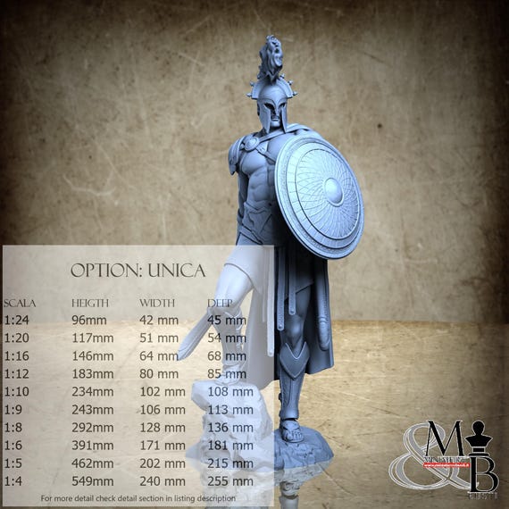 Ares, 2024-07, di ca_3d_art, miniatura da assemblare e colorare, resina