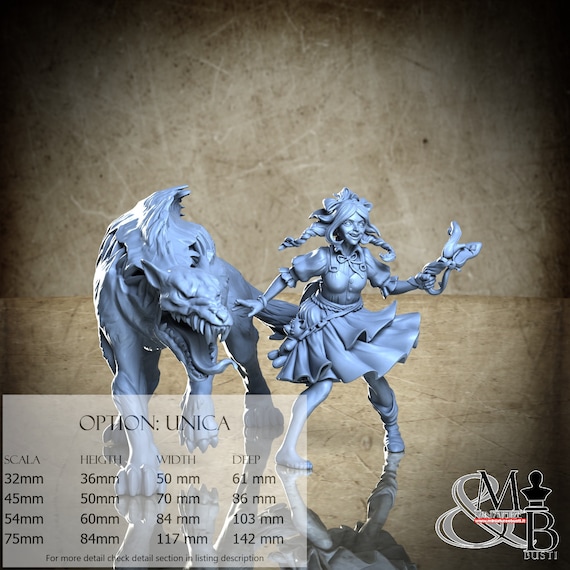 Dorothy and Toto, Veil of the emerald dreams, Great Grimoire, miniature to assemble and colour, in resin