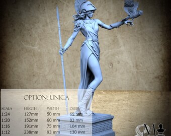 Athena, March 2024, by Ca_3d_art, Miniature to Assemble and