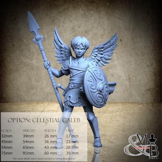 Pawns, Celestial Gambit, Luminous Legion (3 Stili), di Great Grimoire, miniatura da assemblare e colorare, resina