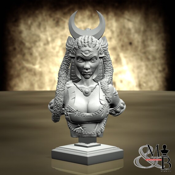 Dalikmata BUST, Philippine Mythology, by Clay Cyanide Miniature, miniature to assemble and paint, resin