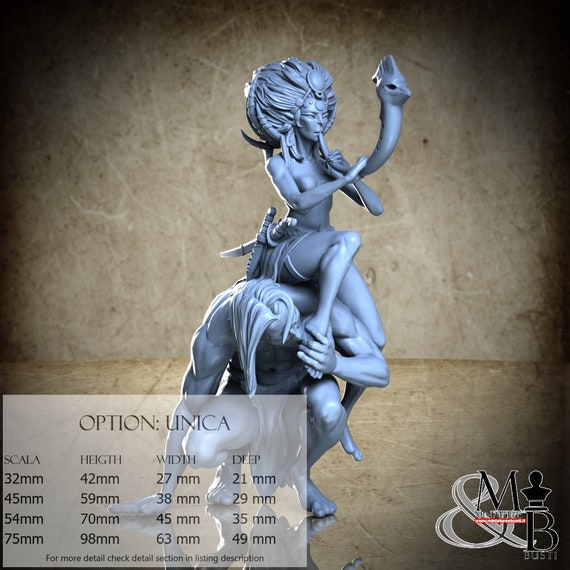 The Entrancing Muse, Elemental Awakening, by Great Grimoire, miniature to assemble and paint, resin