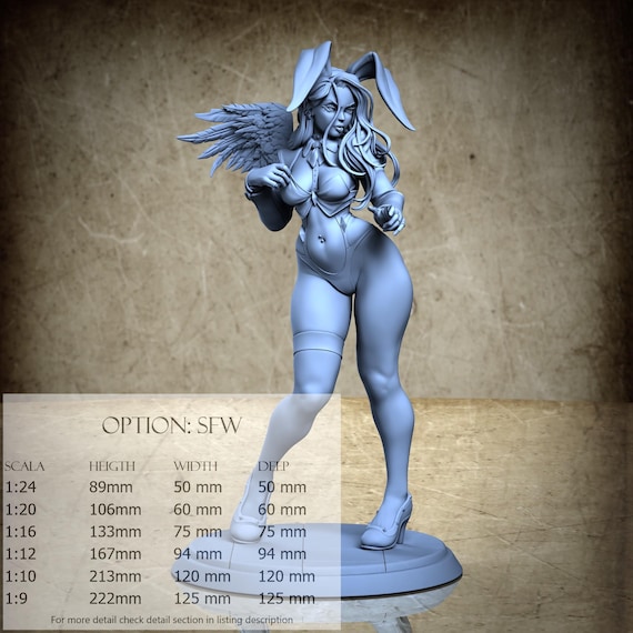 Madeline - by Ronin Art Workshop Resin Statue - DnD, RPG, Wargame and Display Coloring - Pin-up