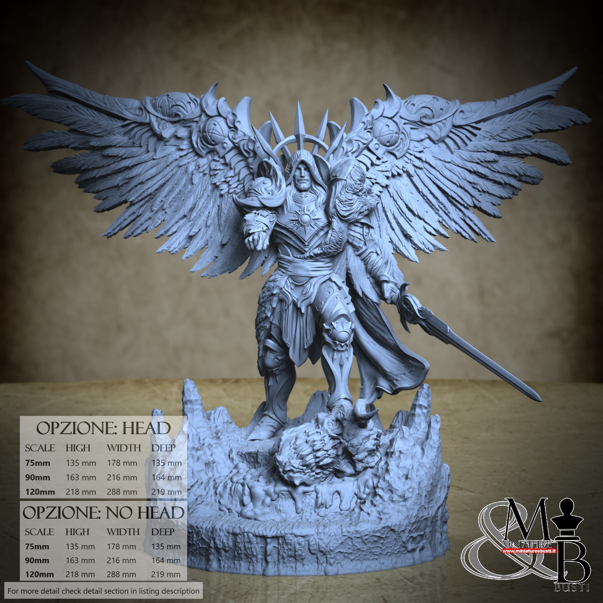 vanillani demon concept “SANCTUM MICRO“ 3D Printable Worlds Beyond - Endbringer Demons by