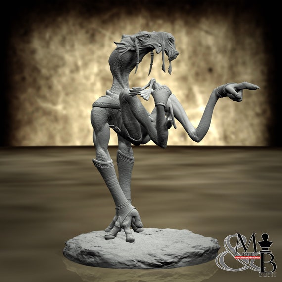 Extraterrestrial merchant, miniature to assemble and color, in resin