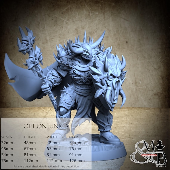 Xerxes, Dreadblood Heralds, by Clay Cyanide Miniatures, miniature to assemble and paint, resin